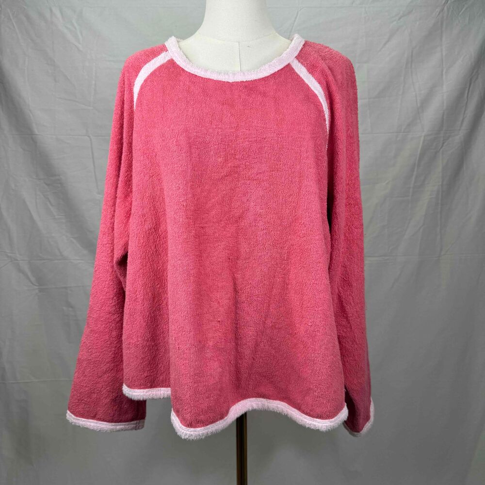 Pomander Place Pullover Terry Cloth Top Sweater Preppy Nautical Soft Tuckernuck - Picture 2 of 14